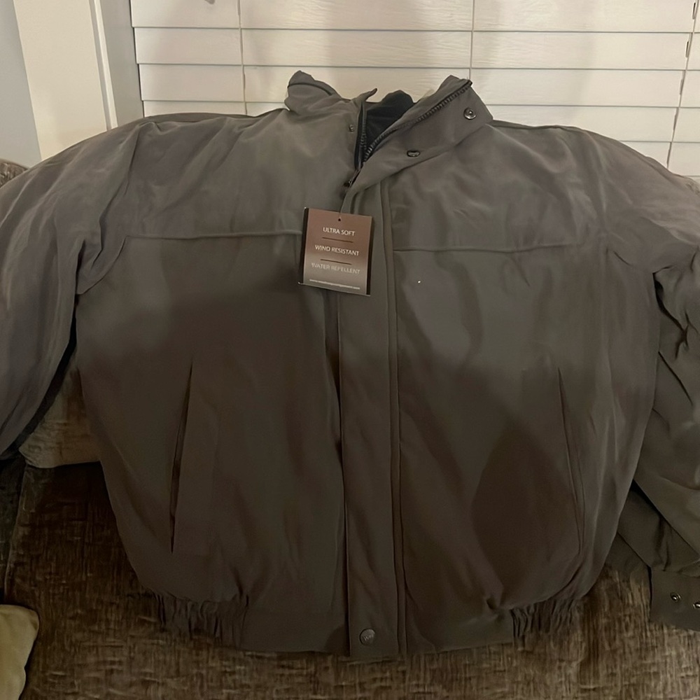 Suede Ultra Soft Water Repellent and Wind Resistant Weatherproof Jacket